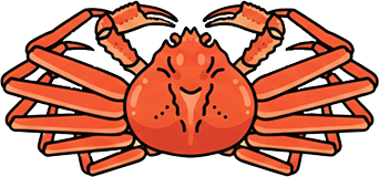 대게아나 대게 일러스트